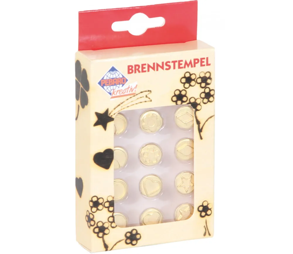 Tout Pour le Jeu 12 Pointes tampons pyrograveur formes diverses