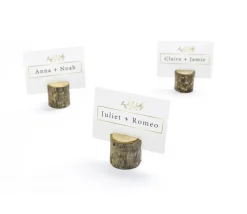 Tout Pour le Jeu 50 porte cartes rondins en bois - Ø 30 mm