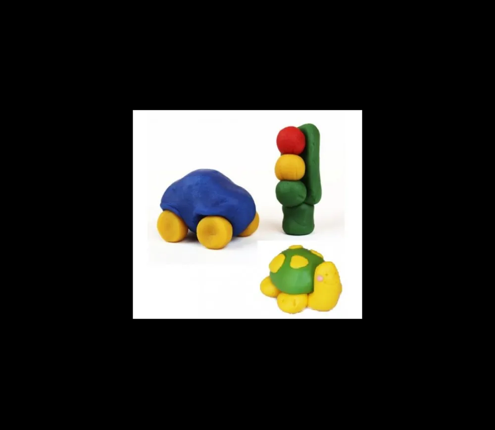 Tout Pour le Jeu 4 pots de Pâte à modeler colorée