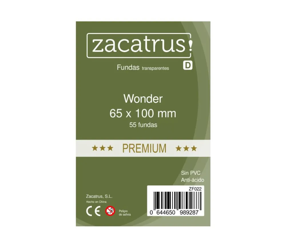 Tout Pour le Jeu 55 protèges cartes 65 x 100 mm sleeves Wonder Premium
