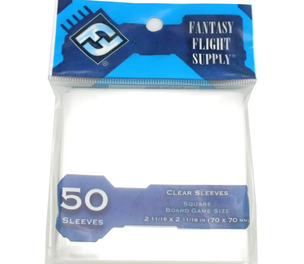 Tout Pour le Jeu 50 protèges cartes Carré 70 x 70 mm pochette sleeves square