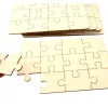 Tout Pour le Jeu 8 Puzzles bois 12 pièces à personnaliser rectangle 18 x 12 cm