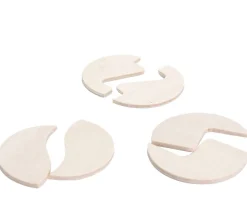 Tout Pour le Jeu 24 Puzzles bois de 2 demi-formes à assembler
