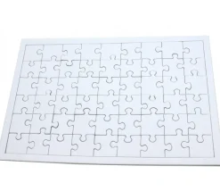 Tout Pour le Jeu 10 Puzzles carton blanc 54 pièces à personnaliser 24 x 16 cm