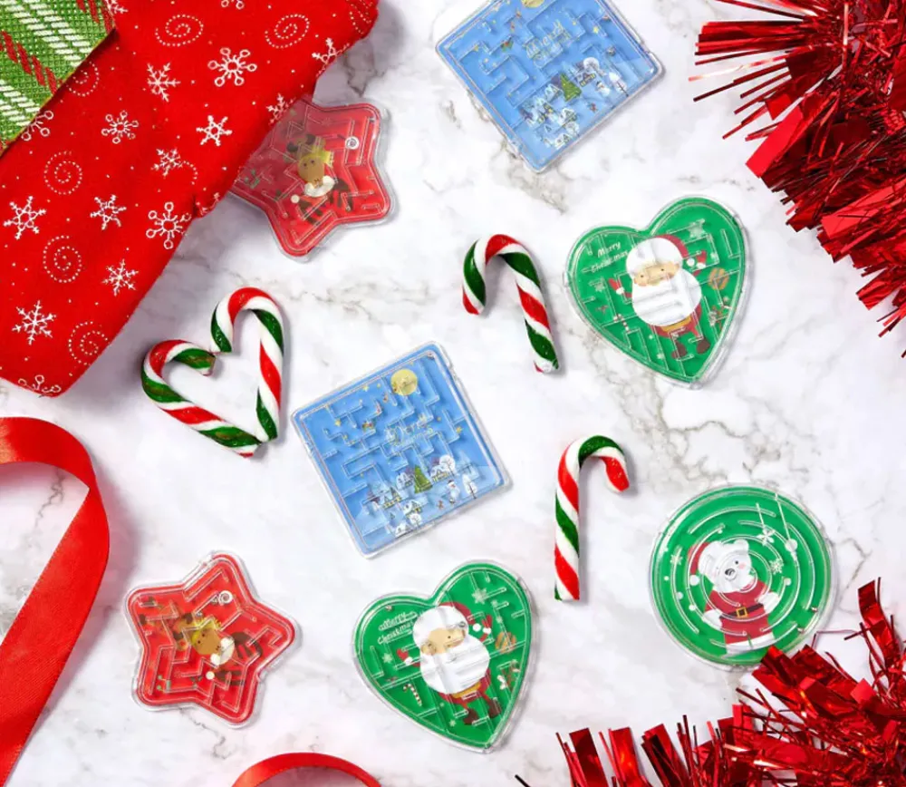 Tout Pour le Jeu 48 puzzles de labyrinthe décor Noël enfant