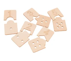 Tout Pour le Jeu 10 Puzzles des chiffres - 2 pièces à assembler