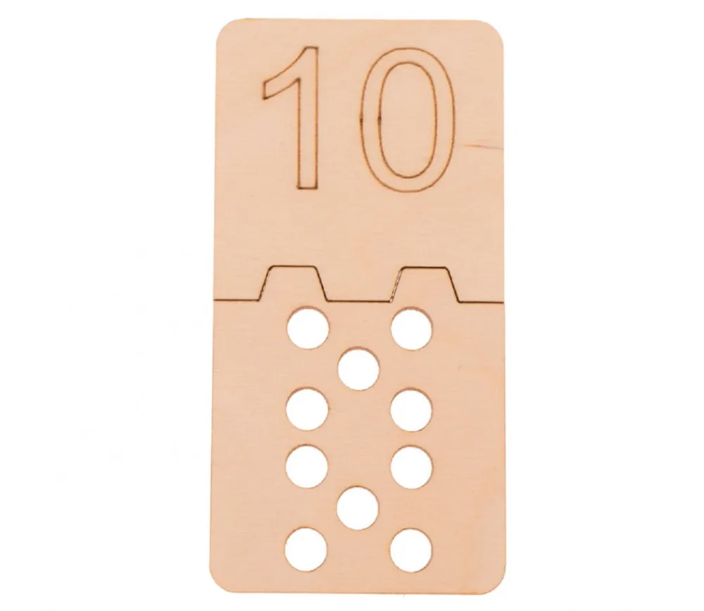 Tout Pour le Jeu 10 Puzzles des chiffres - 2 pièces à assembler