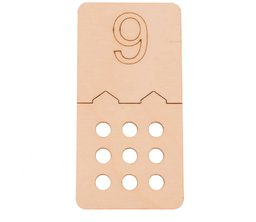 Tout Pour le Jeu 10 Puzzles des chiffres - 2 pièces à assembler