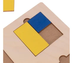 Tout Pour le Jeu 3 Puzzles fractions et portions en bois