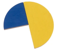 Tout Pour le Jeu 3 Puzzles fractions et portions en bois