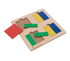 Tout Pour le Jeu 3 Puzzles fractions et portions en bois