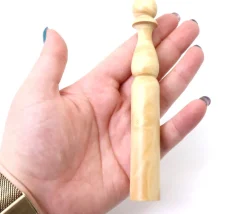 Enfant Tout Pour le Jeu 9 quilles bois verni 14 cm + boule - Fabrication française