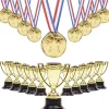 Tout Pour le Jeu 24 récompenses : 12 Médailles 3 cm et 12 trophées 8.5 cm