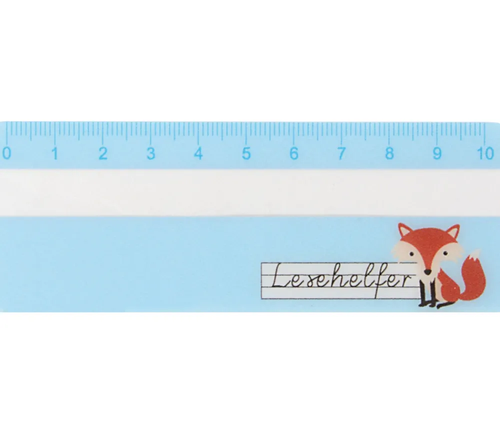 Tout Pour le Jeu 6 Règles d'aide à la lecture renard 11 x 4 cm