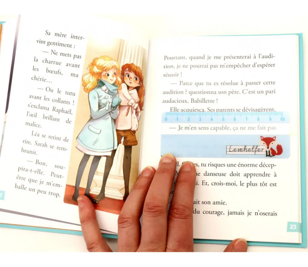 Tout Pour le Jeu 6 Règles d'aide à la lecture renard 11 x 4 cm