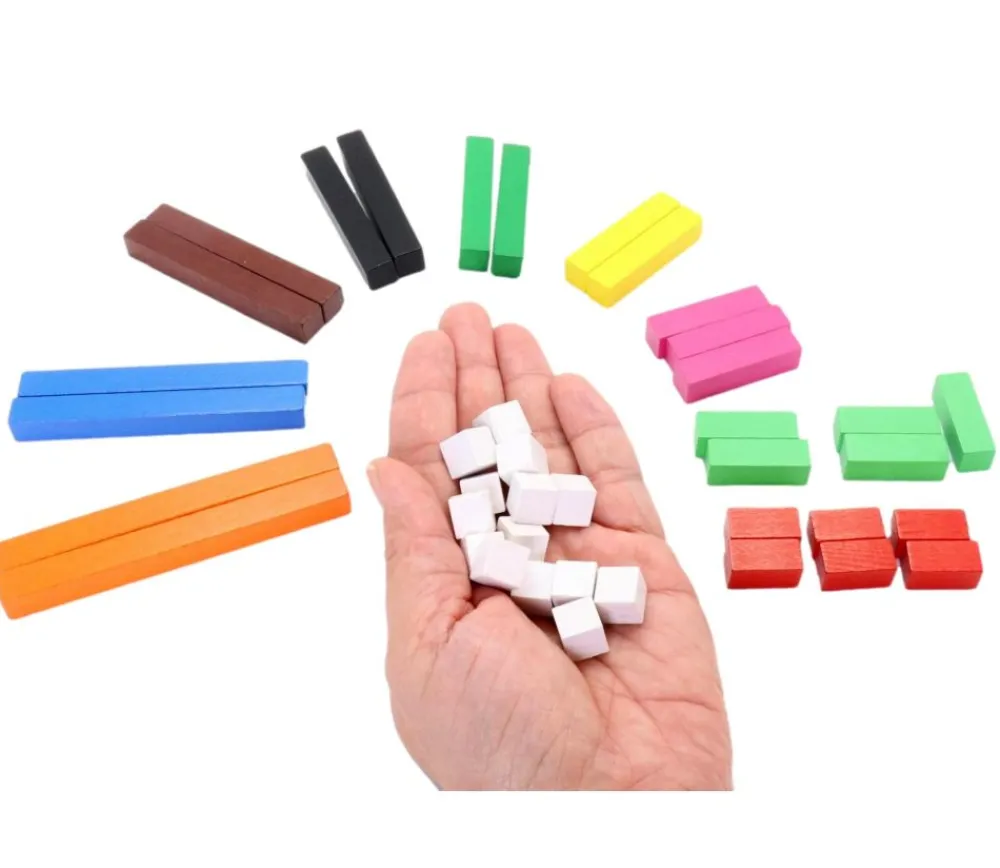 Tout Pour le Jeu 40 réglettes Cuisenaire méthode "Chaque Jour Compte !" Hatier