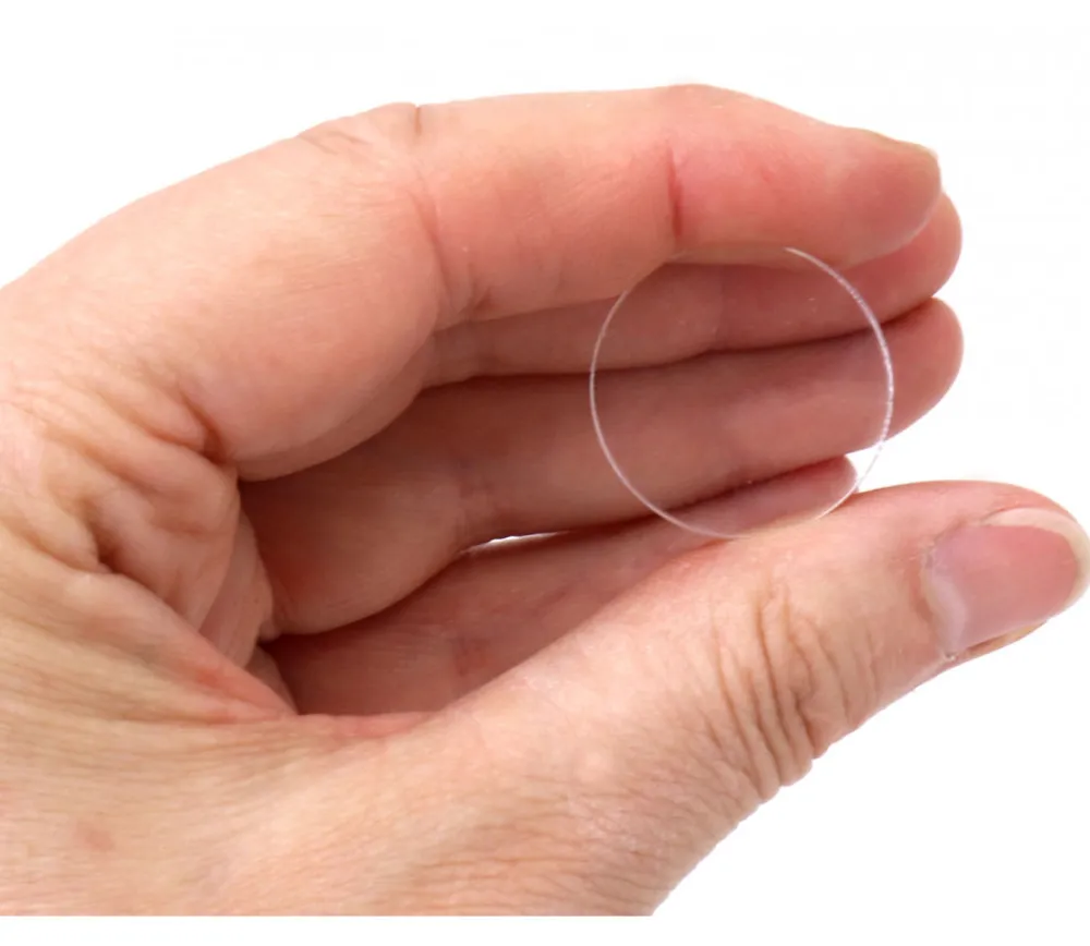 Tout Pour le Jeu 15 ronds transparents base de 25 x 2 mm en plexiglas