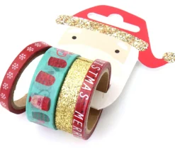 Tout Pour le Jeu 4 rubans adhésifs décor Noël - Masking tapes Noël