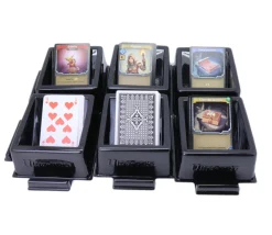 Tout Pour le Jeu 6 sabots de cartes à jouer empilables et connectables