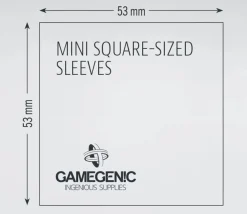 Tout Pour le Jeu 50 sleeves 53 x 53 mm pour cartes de 51 x 51 mm mini square pochette sleeves