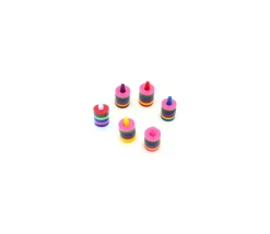 Tout Pour le Jeu 6 Socles avec 36 anneaux jetons troués