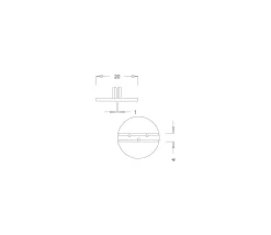 Tout Pour le Jeu 10 socles ronds 20 mm support M2 pour pions ou cartes de jeu