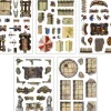 Tout Pour le Jeu 80 Stickers repositionnables décorations guerre et siège plateaux de jeux Battle Mat