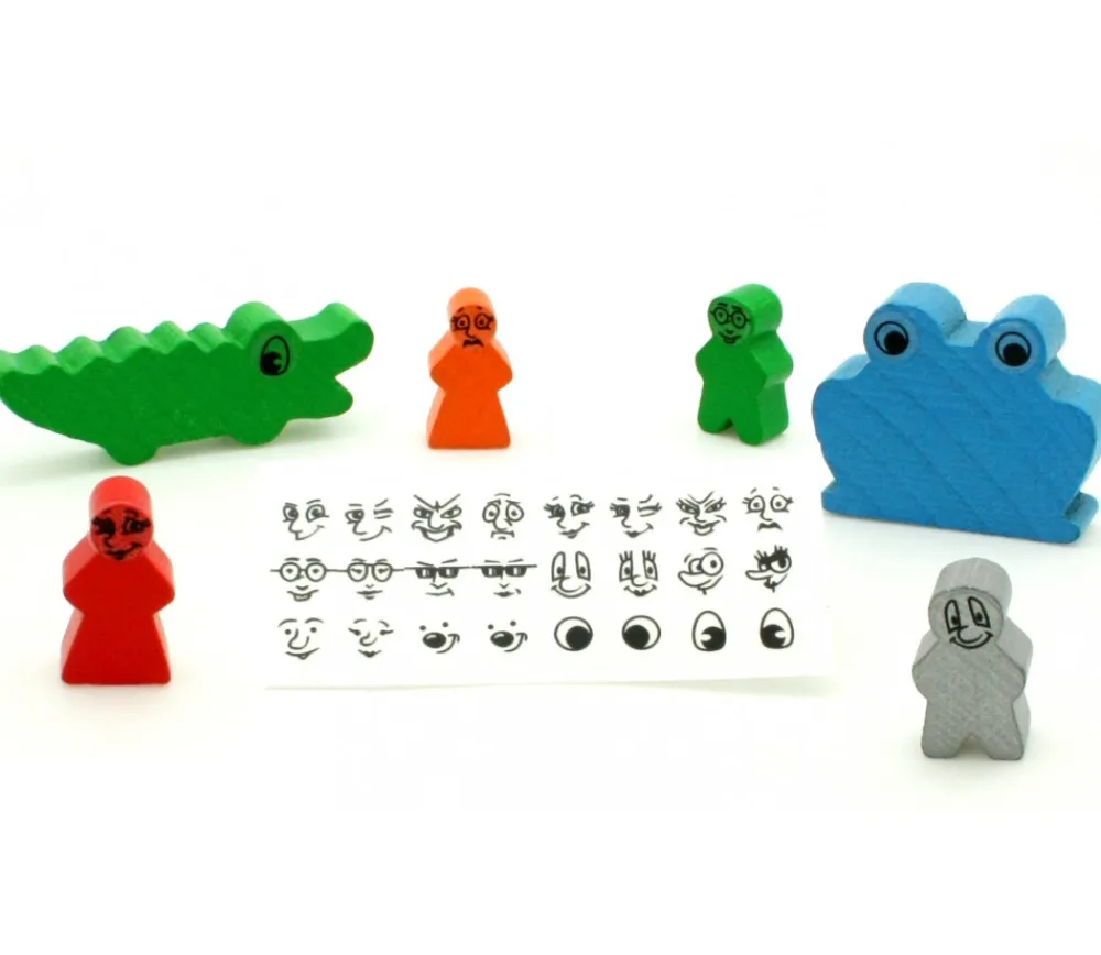 Tout Pour le Jeu 24 Stickers "visage / yeux pour personnalisation meeple