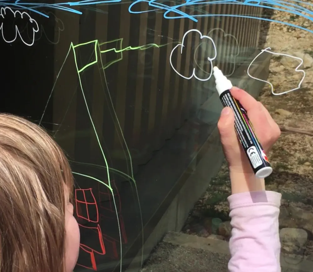 Enfant Tout Pour le Jeu 8 stylos à craie liquide couleurs vives pour tableau, ardoise, vitres