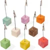 Tout Pour le Jeu 18 Supports cubes avec clip - porte cartes et photos
