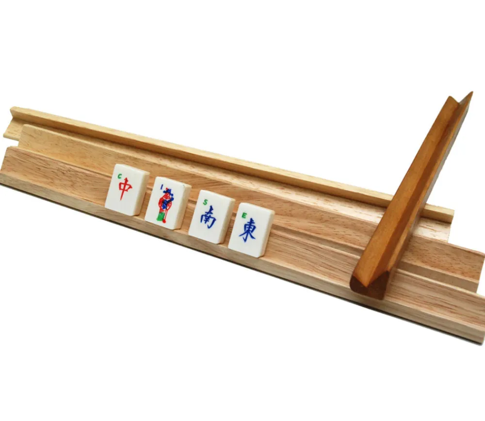 Tout Pour le Jeu 4 supports de pions pour jeu de lettres ou mah-jong 40 x 2 cm