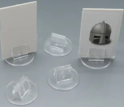 Tout Pour le Jeu 10 supports transparents socle pour pions ou cartes de jeu (nouveau modèle)