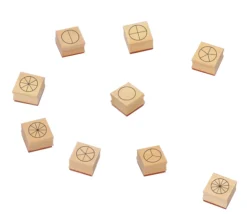 Tout Pour le Jeu 9 tampons fractions en rond