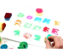 Tout Pour le Jeu 26 tampons lettres alphabet en éponge 4/5 cm