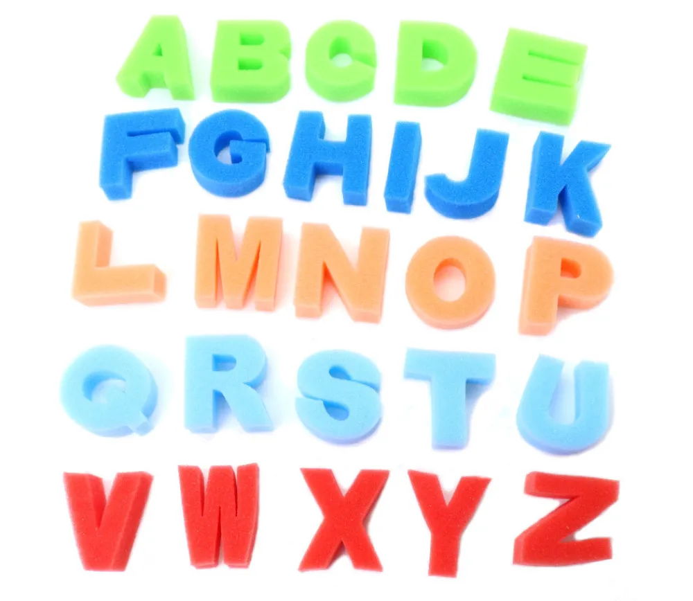 Tout Pour le Jeu 26 tampons lettres alphabet en éponge 4/5 cm