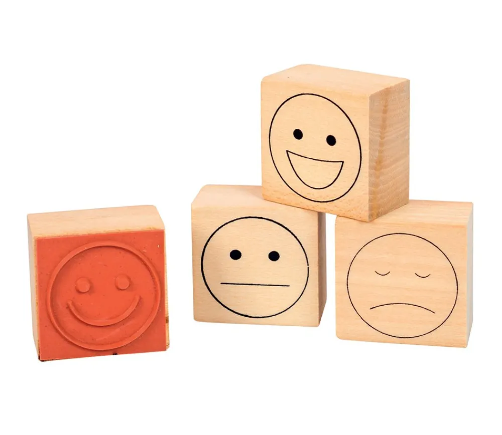 Tout Pour le Jeu 4 tampons émotions sourire évaluation 3 cm