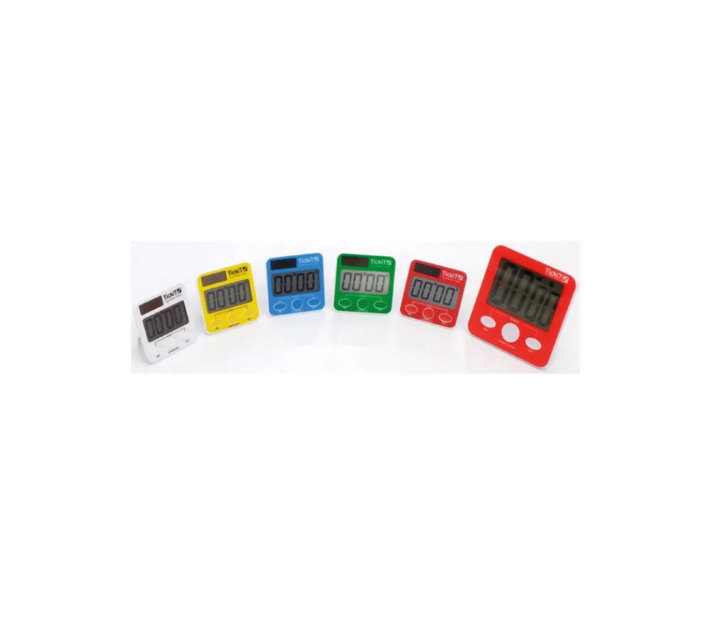 Enfant Tout Pour le Jeu 5 Timers électroniques - 5 sabliers chronomètre de 5 secondes à 99 minutes