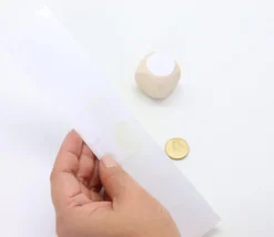 Tout Pour le Jeu 8 étiquettes 24 mm rondes autocollantes blanches pastille