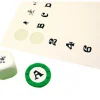 Tout Pour le Jeu 96 étiquettes 20 mm rondes autocollantes blanches pastille