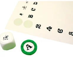 Tout Pour le Jeu 96 étiquettes 20 mm rondes autocollantes blanches pastille