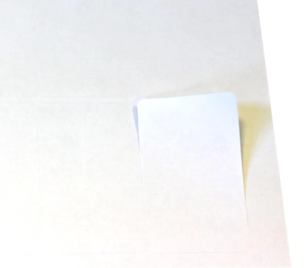 Tout Pour le Jeu 21 étiquettes autocollantes 63.5x 38.1 mm rectangles pour mini cartes à jouer
