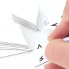 Tout Pour le Jeu 25 Tuiles 40 mm triangle jeton épais blanc à personnaliser