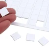Tout Pour le Jeu 120 Tuiles carré 13 mm jetons épais blanc 1.3 cm vierge à personnaliser