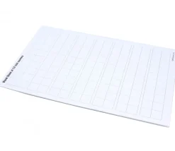 Tout Pour le Jeu 120 Tuiles carré 13 mm jetons épais blanc 1.3 cm vierge à personnaliser