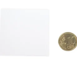 Tout Pour le Jeu 15 Tuiles carré 50x50 mm jetons blancs rigides