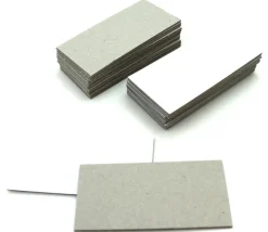 Tout Pour le Jeu 24 tuiles dominos 75 x 37 mm carton rigide blanc/gris vierge tuiles à personnaliser
