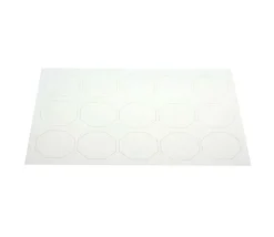Tout Pour le Jeu 15 Tuiles octogones 50 mm blancs neutres à personnaliser