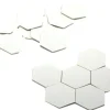 Tout Pour le Jeu 15 Tuiles épaisses hexagones blancs 50 mm vierge à personnaliser