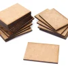 Tout Pour le Jeu 20 tuiles rectangles 6 x 4 cm en bois MDF brut