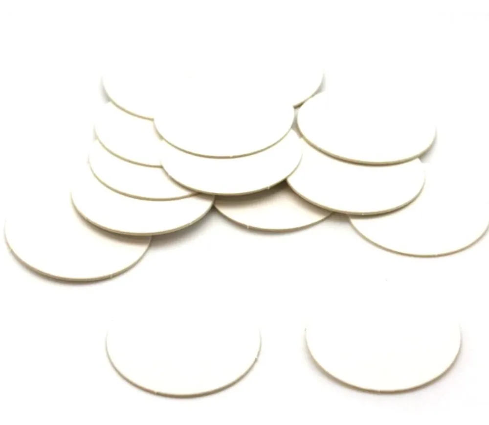 Tout Pour le Jeu 15 Tuiles rondes blancs 50 mm jetons ronds épais à personnaliser